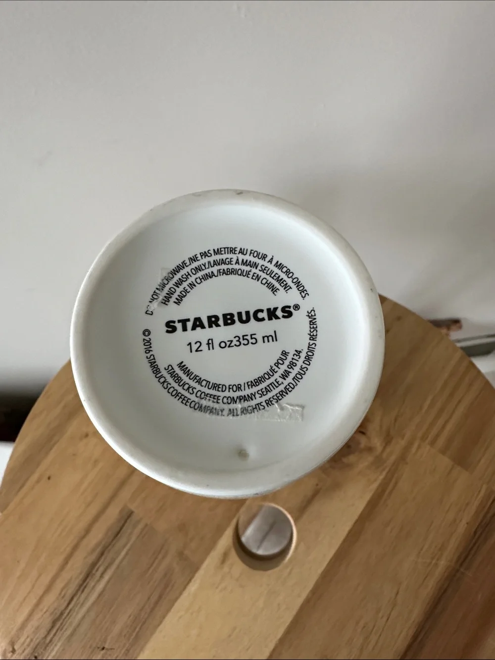 Starbucks 2016 Limited Edition New York Empire State Ceramic Tumbler